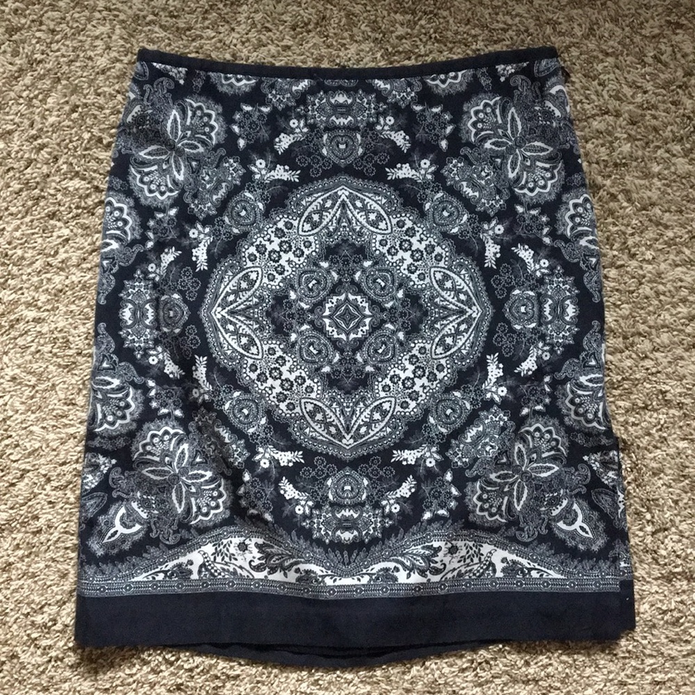 Loft Handkerchief print skirt